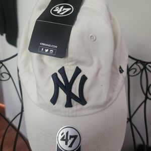 ***SOLD*** 47 Brand Cream and Black Women's Hat